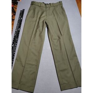 Spiewak Pants Unisex 38/31.5 Olive Non-Cargo Duty Trousers Flat Front Uniform